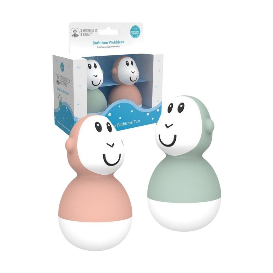 Bathtime Wobblers - Pack of 2 Bath Toy | Bath Toy | Matchstick Monkey for Mamas & Papas LB - Activity & Sensory Toys