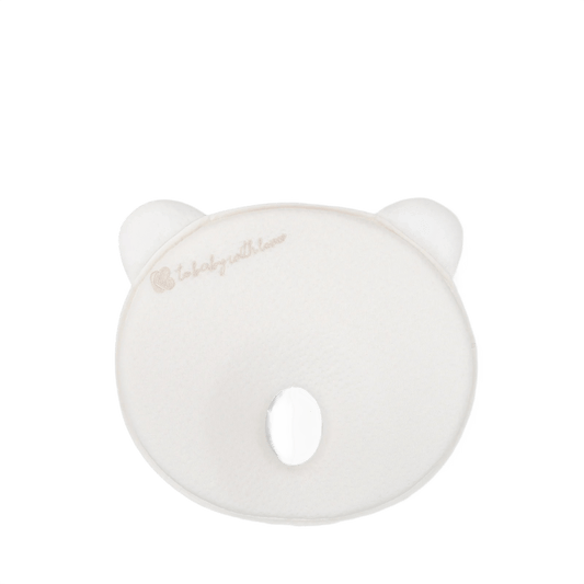 Bear Airknit White Memory foam ergonomic pillow | Pillow | Kikkaboo for Mamas & Papas LB - Baby Pillows