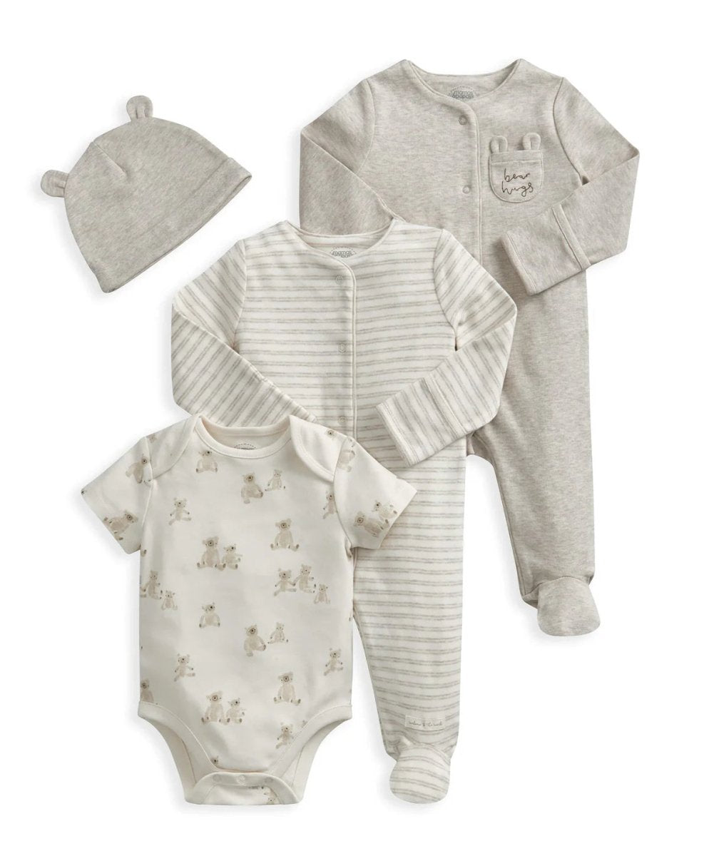 Bear Hug Teddy Starter Set (4 Piece) | Set | Mamas & Papas for Mamas & Papas LB - 6hr