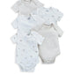 Born Wild Shortsleeved Bodysuits (Set of 5) | Bodysuit | Mamas & Papas for Mamas & Papas LB - 6hr