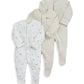 Born Wild Sleepsuits (Set of 3) | Sleepsuit | Mamas & Papas for Mamas & Papas LB - 6hr