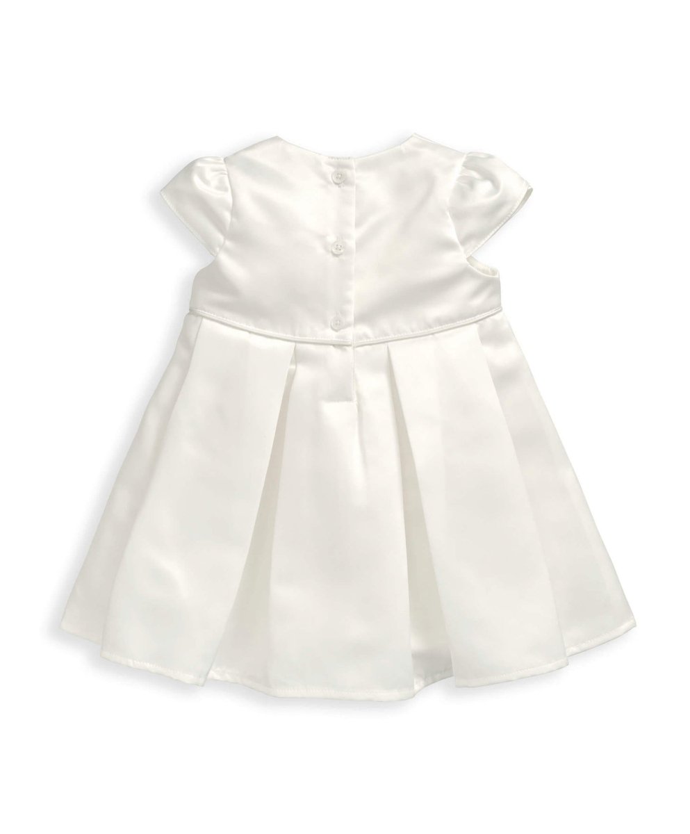 Bow Dress - White | Dress | Mamas & Papas for Mamas & Papas LB - 6hr