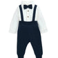 Bow Tie, Braces, Bodysuit & Trousers Outfit Set | Bodysuit | Mamas & Papas for Mamas & Papas LB - 6hr