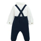 Bow Tie, Braces, Bodysuit & Trousers Outfit Set | Bodysuit | Mamas & Papas for Mamas & Papas LB - 6hr