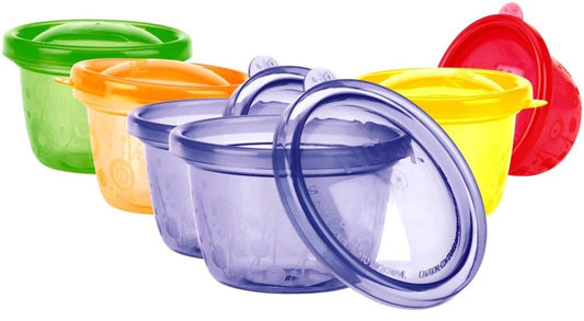 Bowl with Lid 120ml Pack of 6 | Bowl | Nuby for Mamas & Papas LB - 6hr