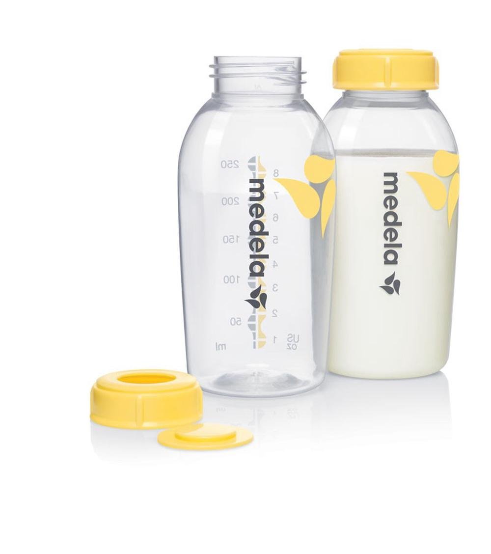 Breast Milk Bottles 250ml - 2 Pieces | Milk Bottle | Medela for Mamas & Papas LB - 6hr