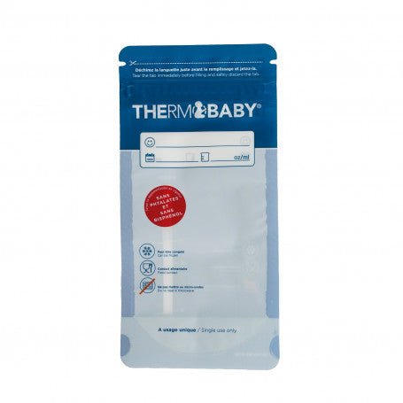 Breast Milk Storage Bags Pack of 25 | Breastfeeding Milk Storage | Thermobaby for Mamas & Papas LB - 6hr
