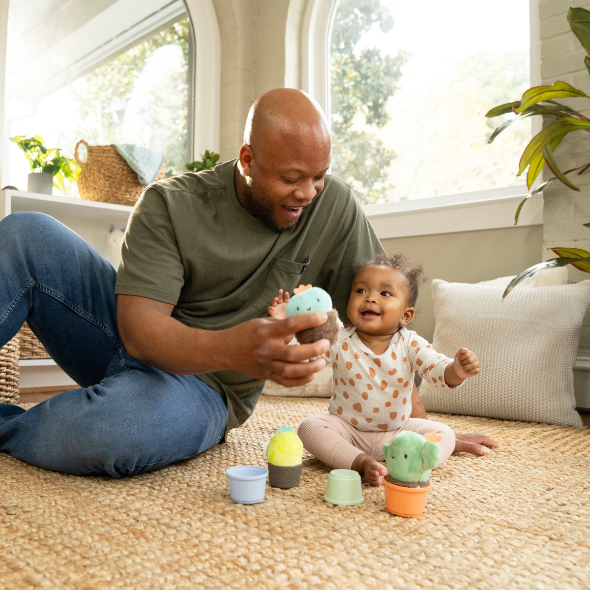 Calm Springs Nesting Rattles, Unisex | Rattle | Ingenuity for Mamas & Papas LB - 6hr