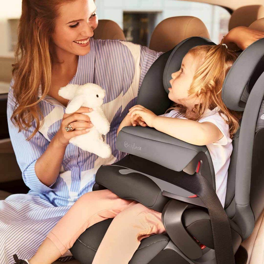 Car Seat Pallas S - Fix - Deep Black | Car Seat | Cybex for Mamas & Papas LB - Baby Gear