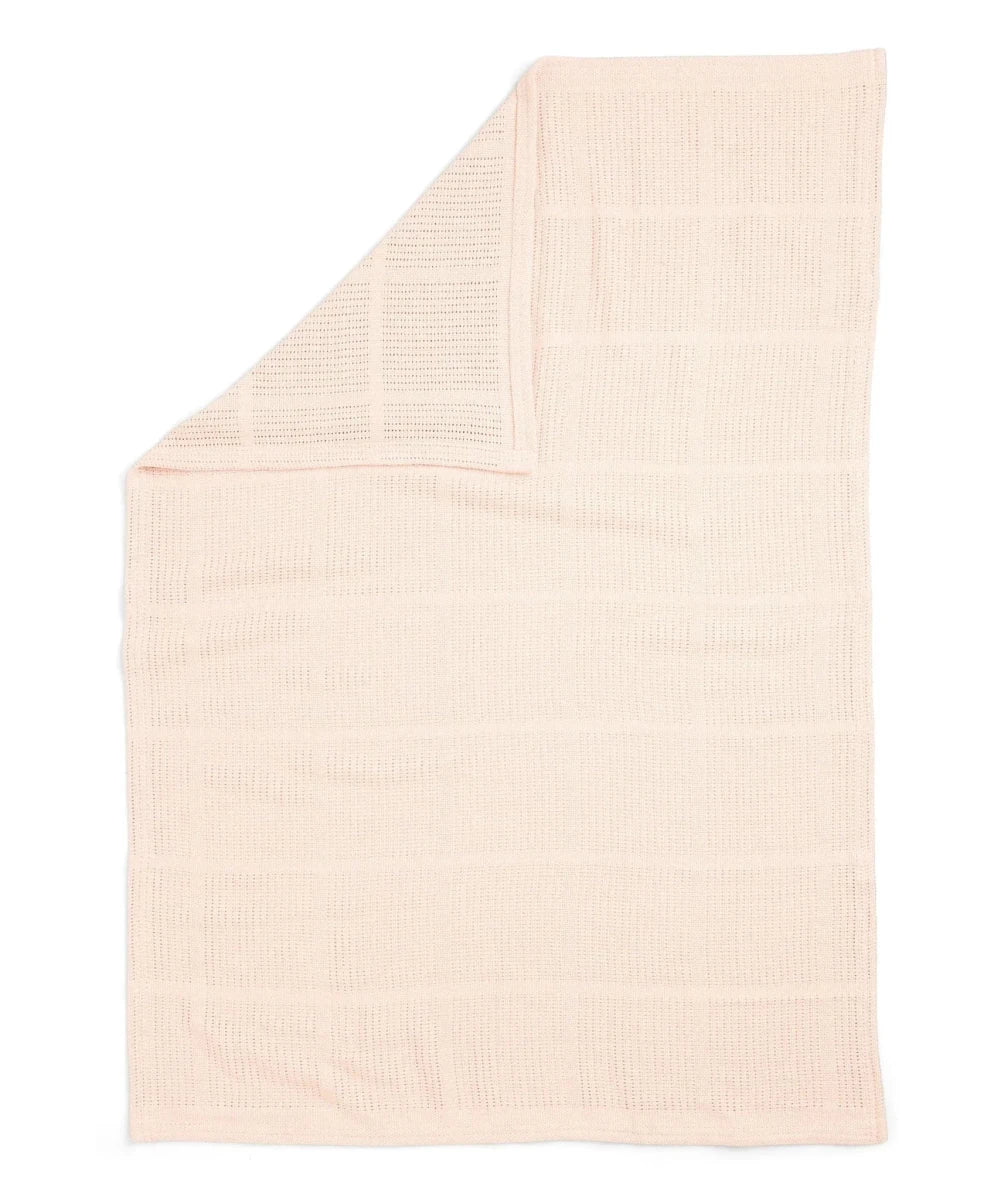 Cellular Blanket - Pink | Blanket | Mamas & Papas for Mamas & Papas LB - Baby Quilts & Blankets