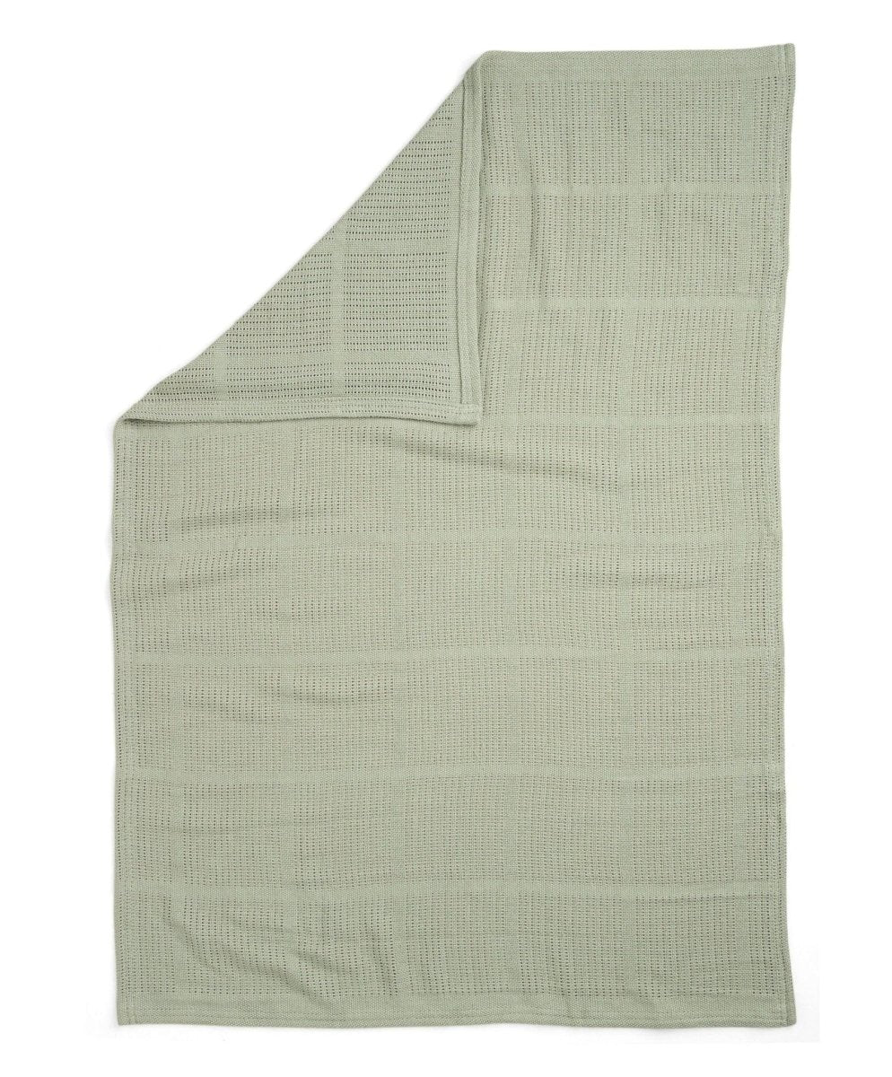 Cellular Blanket - Sage | Blanket | Mamas & Papas for Mamas & Papas LB - Baby Quilts & Blankets