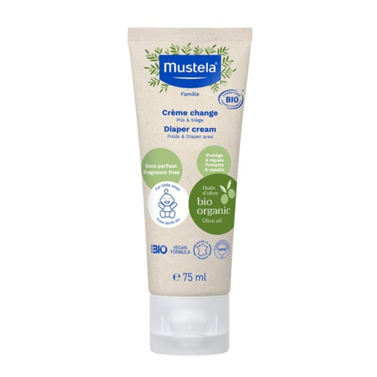 Certified Organic Changing Cream 75ml | Mamas & Papas Lebanon