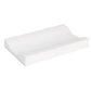White changing pad, 72×44 cm, padded cover with curved corner and raised sides