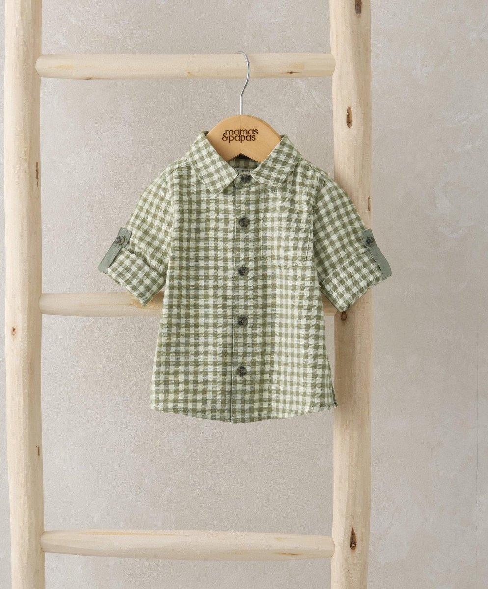 Check Shirt | Shirt | Mamas & Papas for Mamas & Papas LB - 6hr