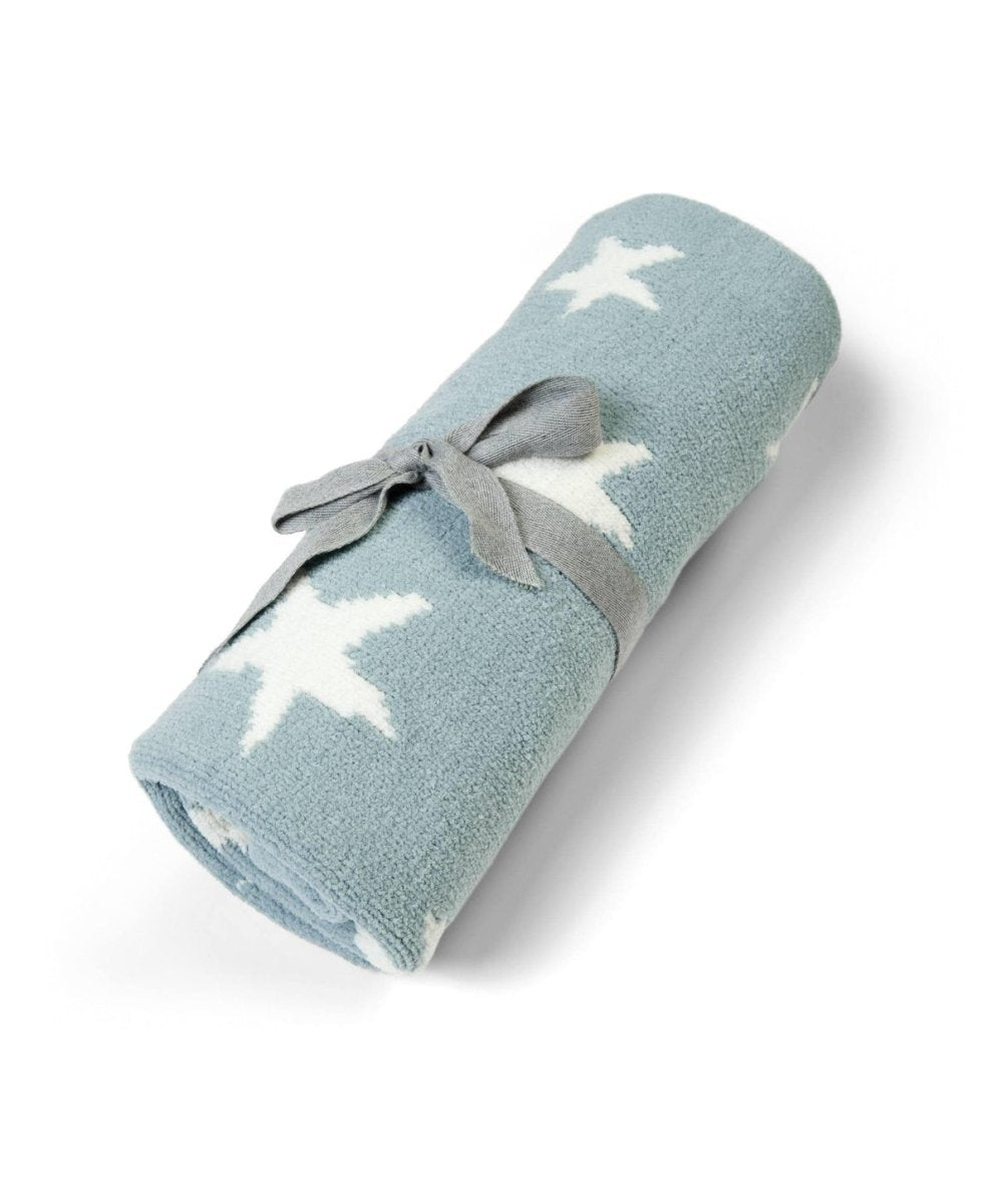 Chenille Blanket - Blue Star | Blanket | Mamas & Papas for Mamas & Papas LB - 6hr