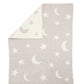 Chenille Blanket - Neutral Moon/Star | Blanket | Mamas & Papas for Mamas & Papas LB - Baby Quilts & Blankets