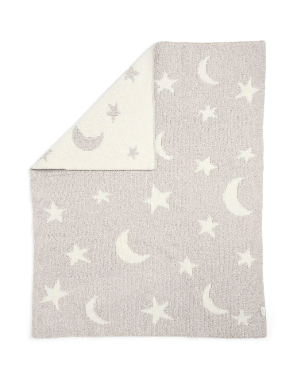 Chenille Blanket - Neutral Moon/Star | Blanket | Mamas & Papas for Mamas & Papas LB - Baby Quilts & Blankets