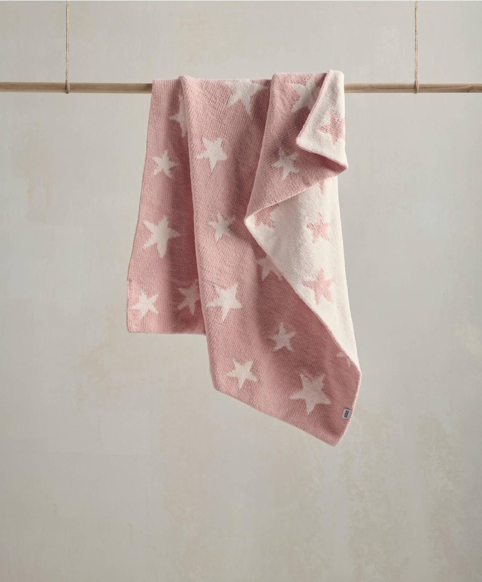 Chenille Blanket - Pink Star | Blanket | Mamas & Papas for Mamas & Papas LB - 6hr