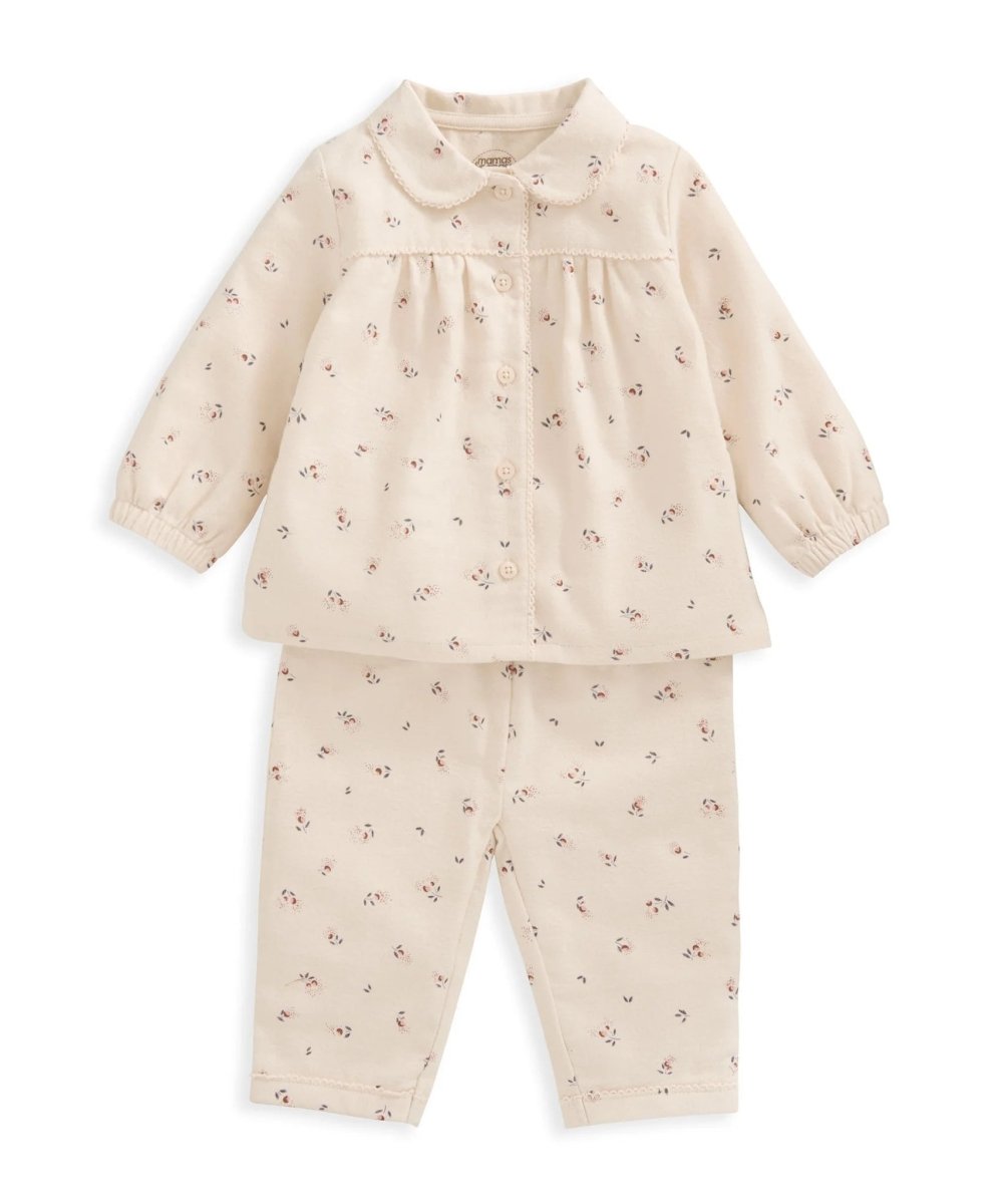 Cherry Woven Pyjamas | Sleepsuit | Mamas & Papas for Mamas & Papas LB - 6hr