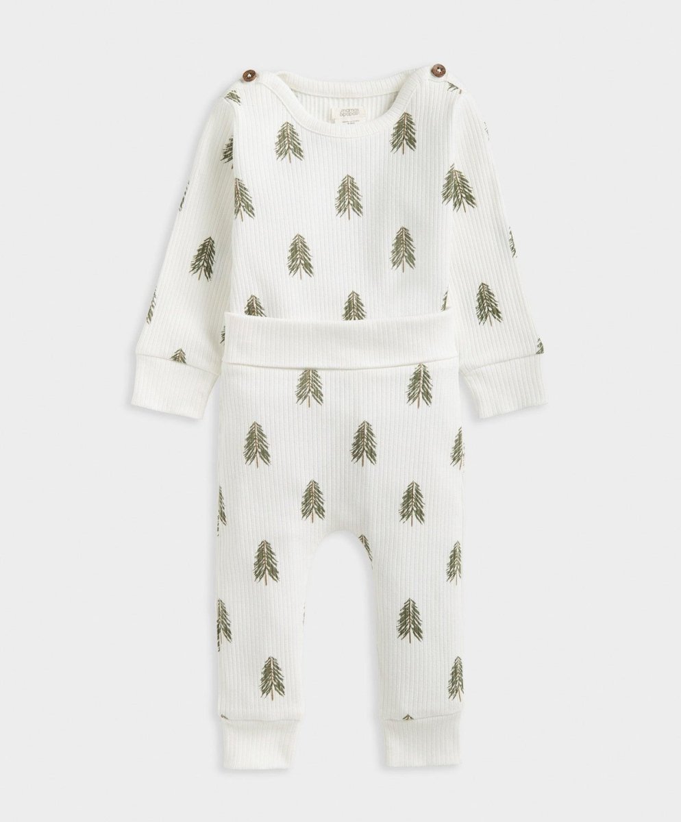 Christmas Tree Bodysuit & Leggings | Set | Mamas & Papas for Mamas & Papas LB - 6hr