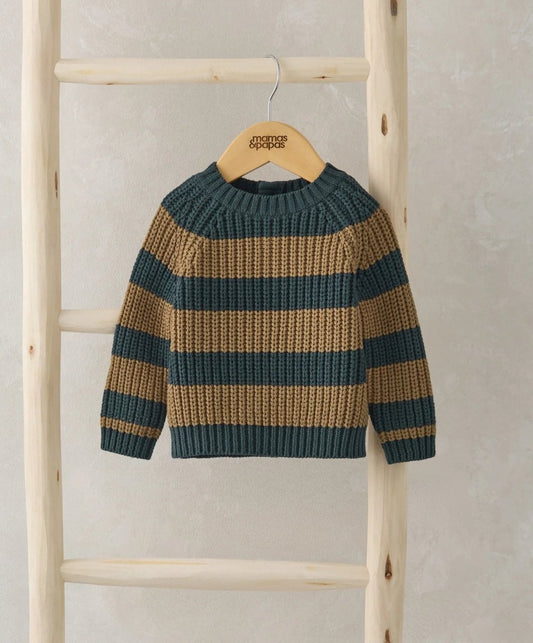 Chunky Knitted Stripe Jumper | Pant | Mamas & Papas for Mamas & Papas LB - 6hr