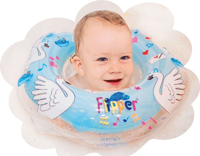 Circle musical on a neck for swimming Flipper Swan lake | Bath Support | Roxy for Mamas & Papas LB - 6hr
