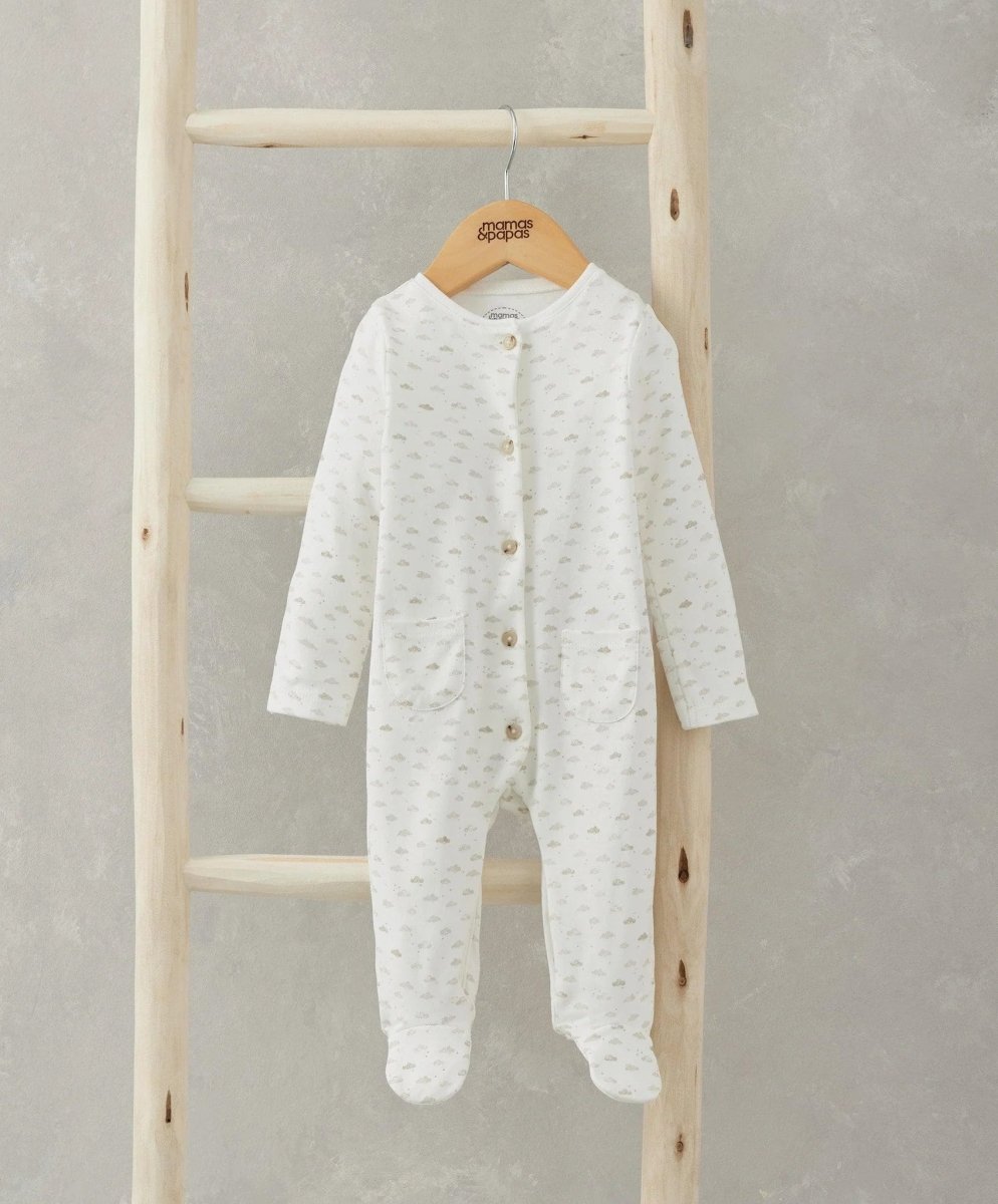 Cloud All In One Sleepsuit | Sleepsuit | Mamas & Papas for Mamas & Papas LB - 6hr