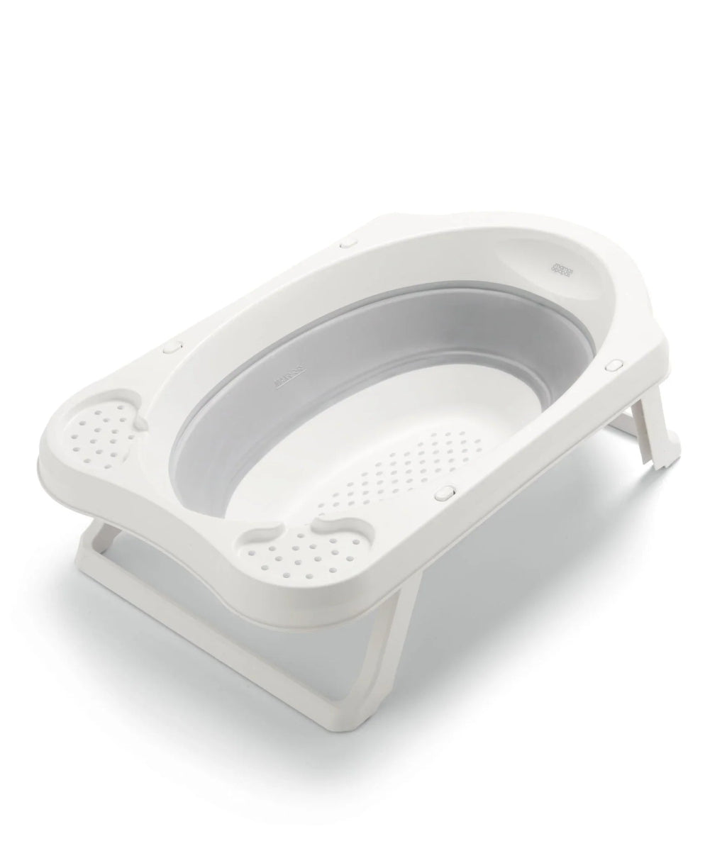 Collapsible Baby Bath – White/Grey | Bath Tub | Mamas & Papas for Mamas & Papas LB - Bath Tubs