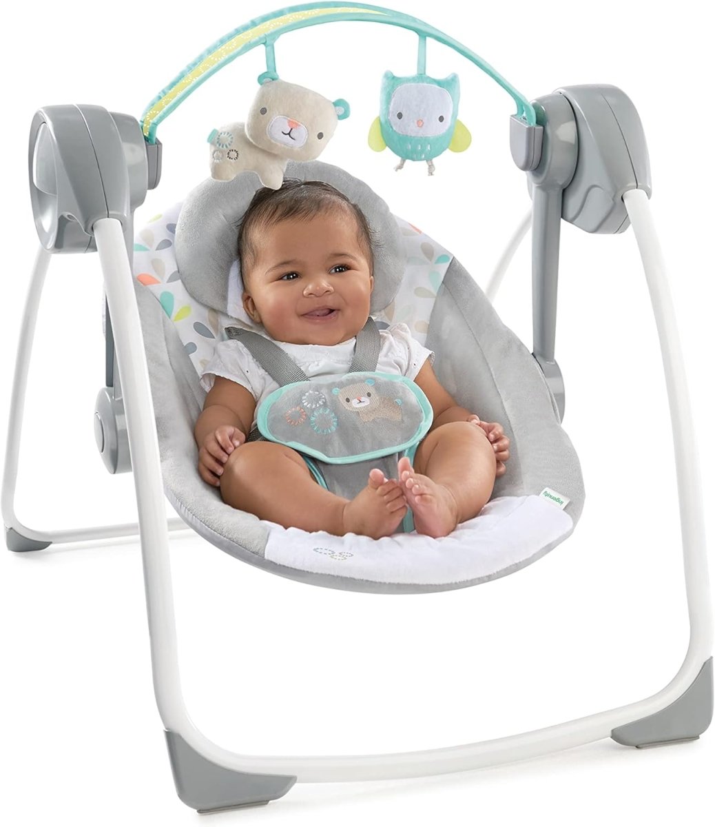 Comfort 2 Go Compact Portable 6 - Speed Cushioned Baby Swing With Music | Swing | Ingenuity for Mamas & Papas LB - Furniture & Nursery