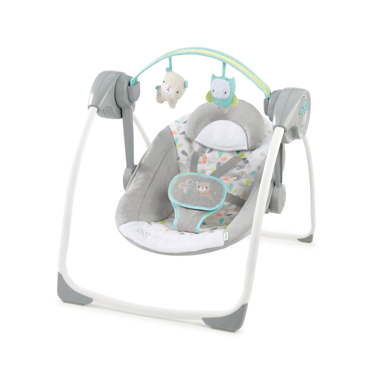 Comfort 2 Go Compact Portable Baby Swing, Fanciful Forest | Swing | Ingenuity for Mamas & Papas LB - Christmas