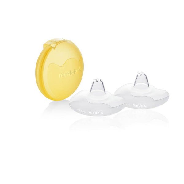 Contact Nipple Shields with Storage Box | Nursing Shield | Medela for Mamas & Papas LB - 6hr