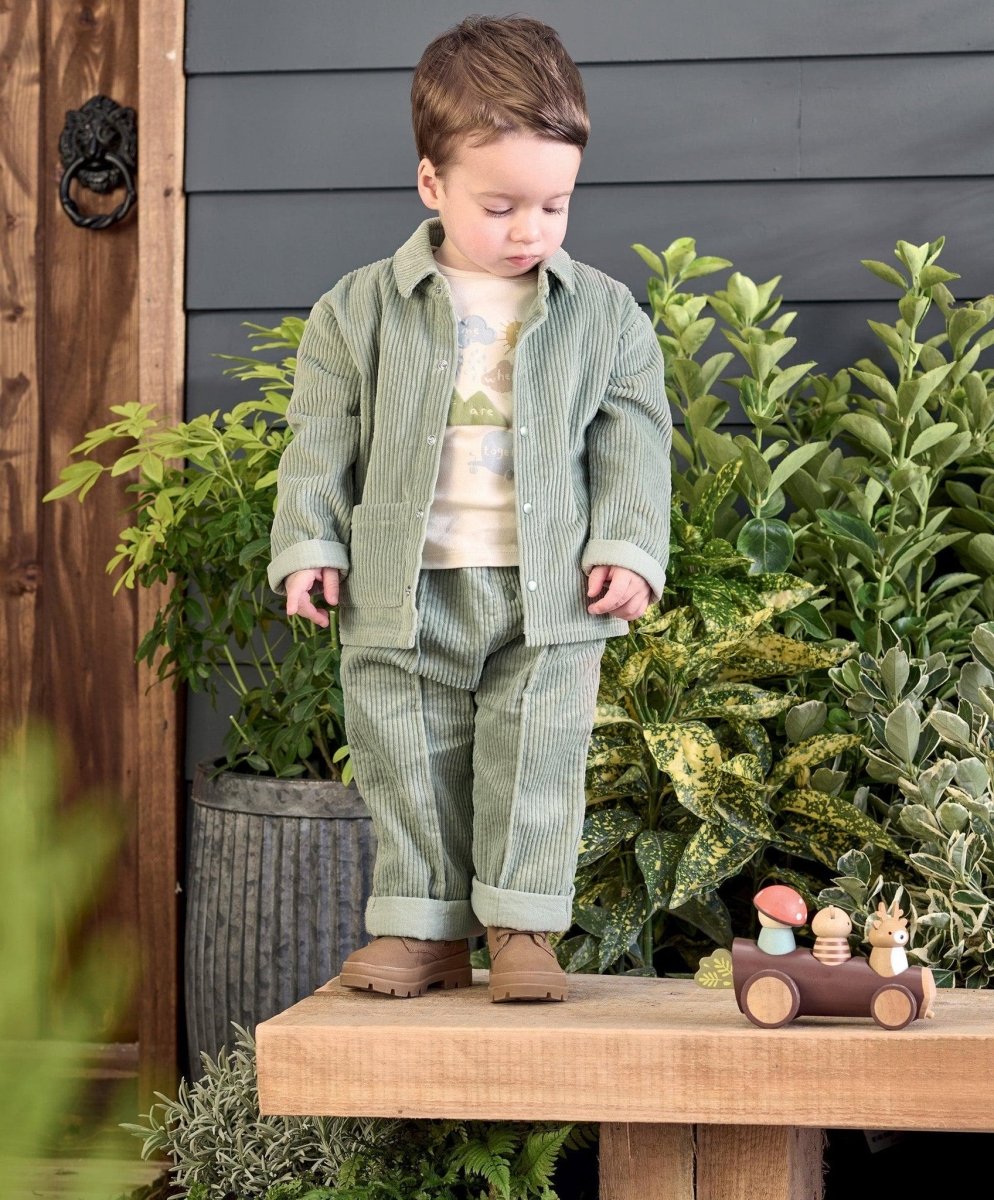 Cord Trousers - Green | Pant | Mamas & Papas for Mamas & Papas LB - 6hr