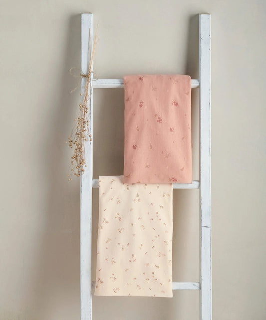 Cotbed Fitted Sheets (2 Pack) – Welcome to the World Wildflower | Fitted Sheet | Mamas & Papas for Mamas & Papas LB - Furniture & Nursery