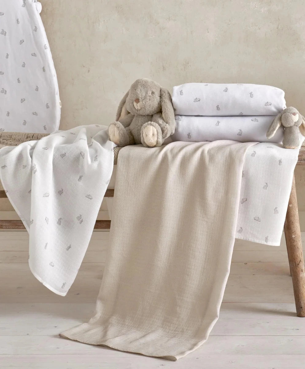Cotbed Fitted Sheets (Pack of 2) - Bunny | Sheet bed | Mamas & Papas for Mamas & Papas LB - Furniture & Nursery
