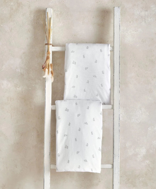 Cotbed Fitted Sheets (Pack of 2) - Bunny | Sheet bed | Mamas & Papas for Mamas & Papas LB - Furniture & Nursery