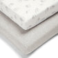 Cotbed Fitted Sheets Pack of 2 - Elephant | Nursery Bedding | Mamas & Papas for Mamas & Papas LB - 6hr