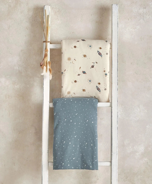 Cotbed Fitted Sheets (Pack of 2) - Planet/Blue Star | Sheet bed | Mamas & Papas for Mamas & Papas LB - Furniture & Nursery