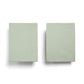 Cotton Essentials Cotbed Fitted Sheets Pack of 2 - Sage | Nursery Bedding | Mamas & Papas for Mamas & Papas LB - 6hr