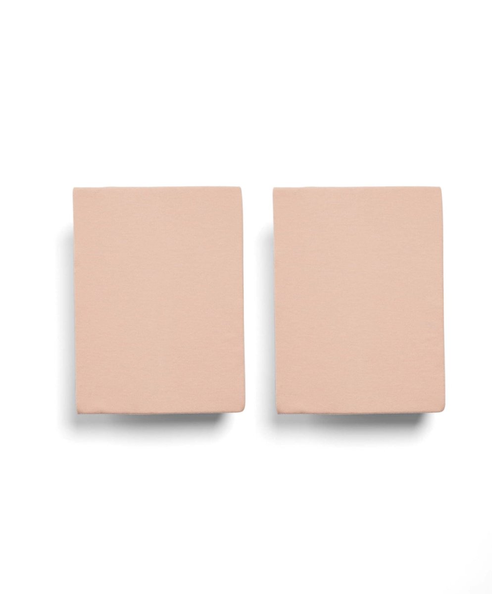Cotton Essentials Cotbed Fitted Sheets Pack of 2 Terracotta | Nursery Bedding | Mamas & Papas for Mamas & Papas LB - 6hr