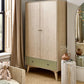 Coxley Wardrobe - Natural/ Olive Green | Wardrobe | Mamas & Papas for Mamas & Papas LB - Furniture & Nursery