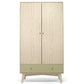 Coxley Wardrobe - Natural/ Olive Green | Wardrobe | Mamas & Papas for Mamas & Papas LB - Furniture & Nursery