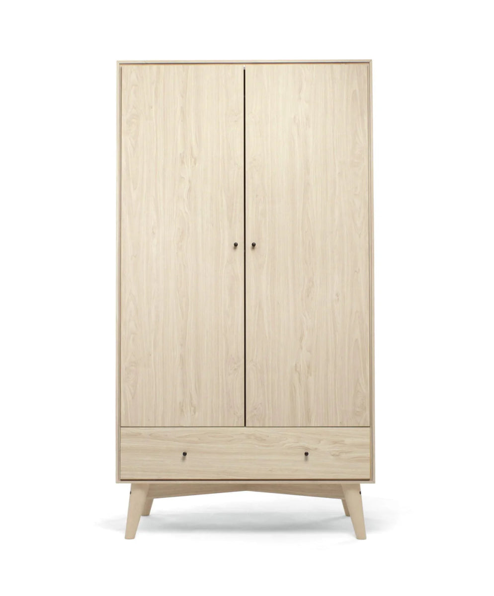 Coxley Wardrobe - Natural/ Olive Green | Wardrobe | Mamas & Papas for Mamas & Papas LB - Furniture & Nursery