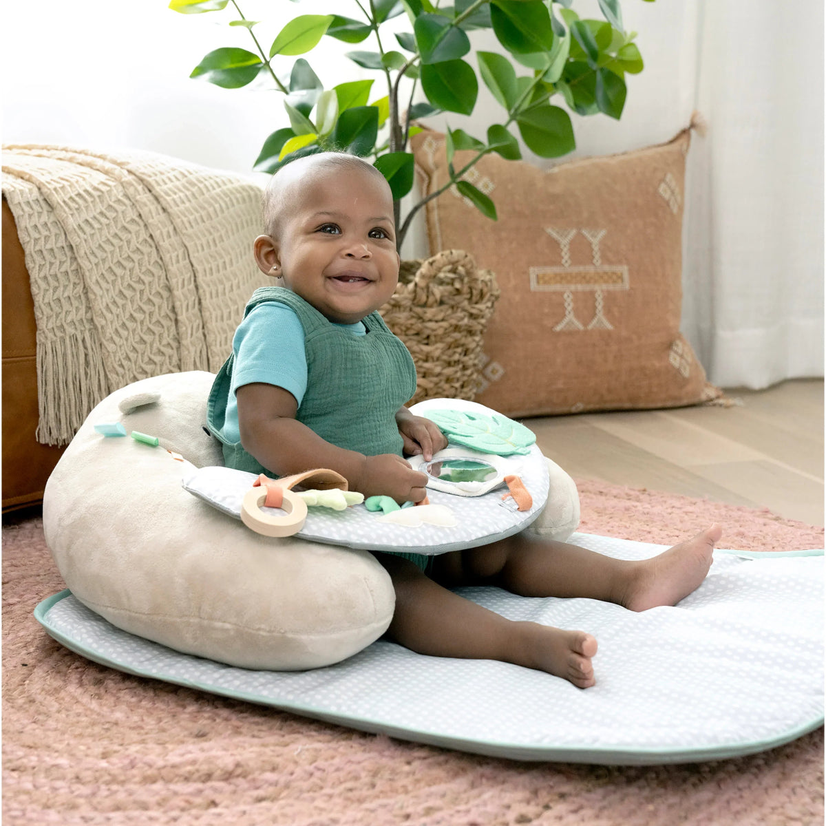 Cozy Prop 4 - in - 1 Sit Up & Prop Activity Mat - Nate | Sit & Play | Ingenuity for Mamas & Papas LB - 6hr