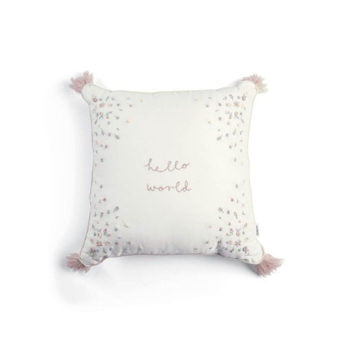 Cushion - Welcome to the World Wildflower | Cushion | Mamas & Papas for Mamas & Papas LB - Baby Pillows