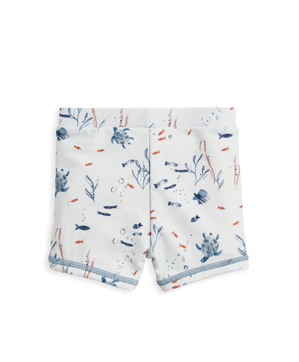 Deep Blue Sea Swimming Trunks - Blue | Short | Mamas & Papas for Mamas & Papas LB - 6hr