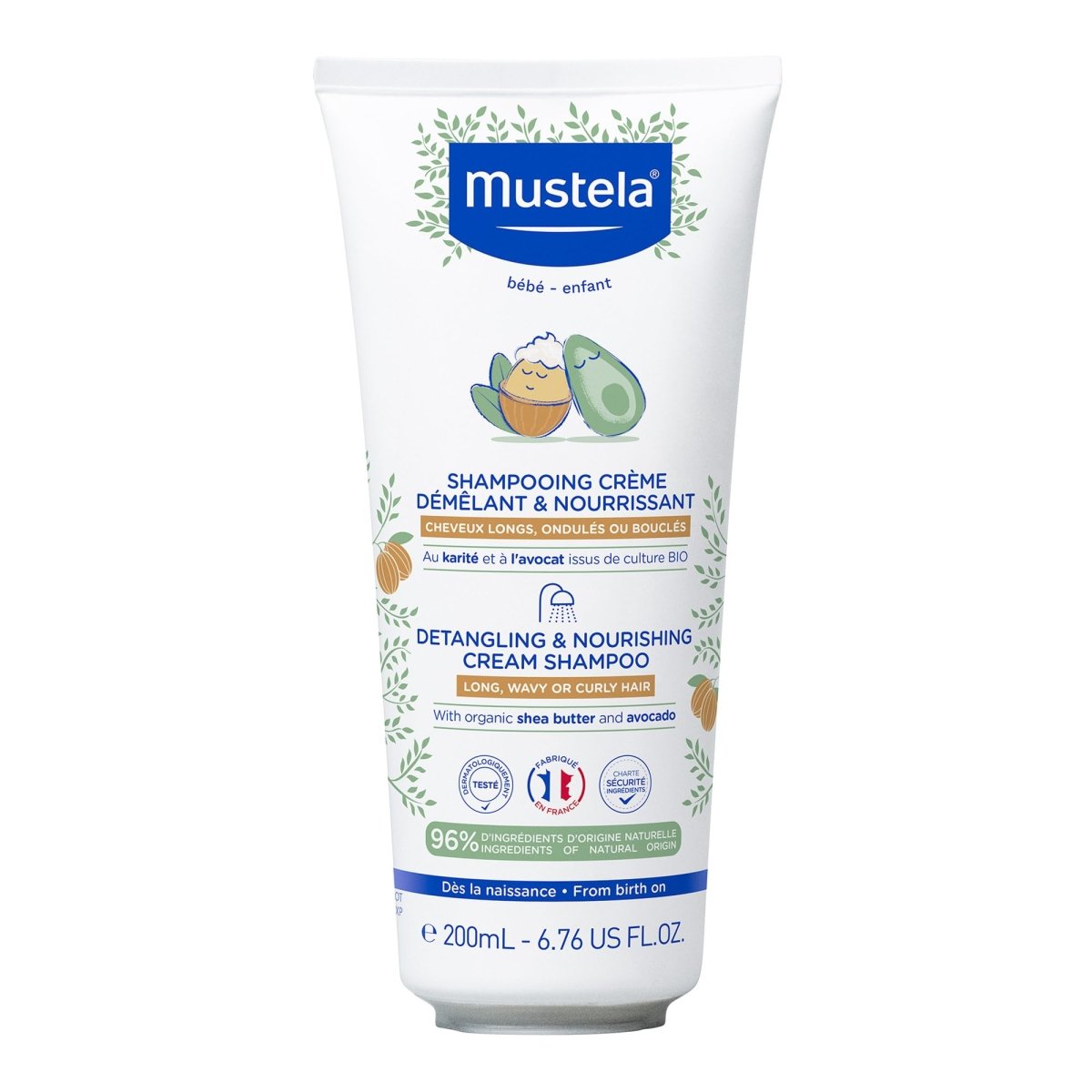 Detangling & Nourishing Cream Shampoo | Shampoo | Mustela for Mamas & Papas LB - 6hr