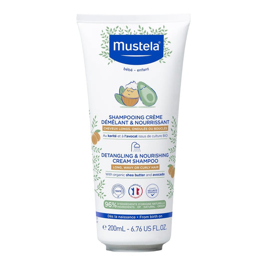 Detangling & Nourishing Cream Shampoo | Shampoo | Mustela for Mamas & Papas LB - 6hr