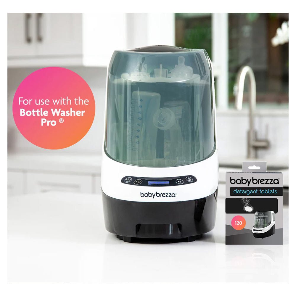 Detergent Tablets Bottle Washer Pro Pack of 120 | Cleaning Supplies | Baby Brezza for Mamas & Papas LB - Bottle Feeding