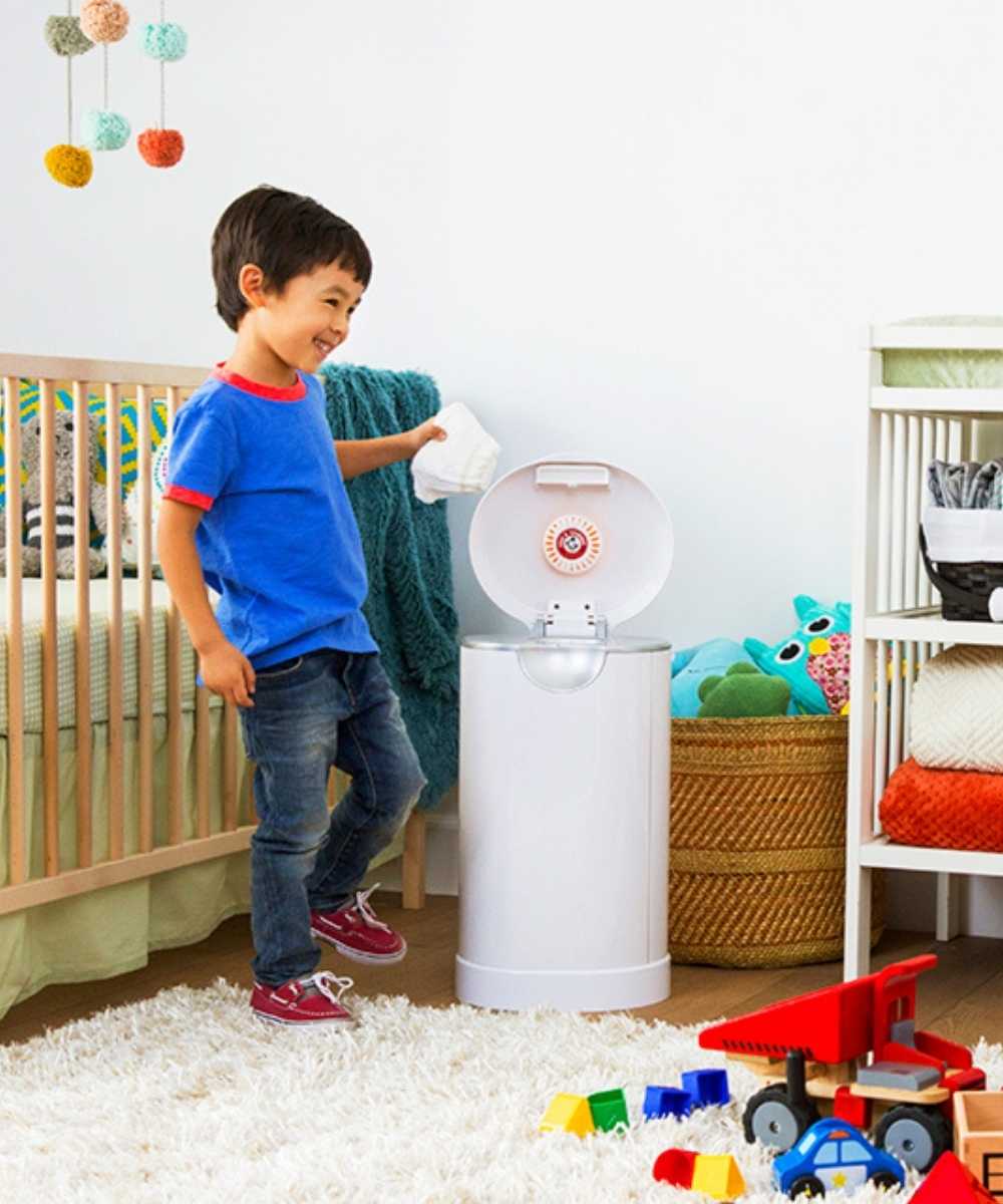 Diaper Pail Powered By Arm & Hammer | Diaper Bin | Munchkin for Mamas & Papas LB - Baby Changing & Hygiene