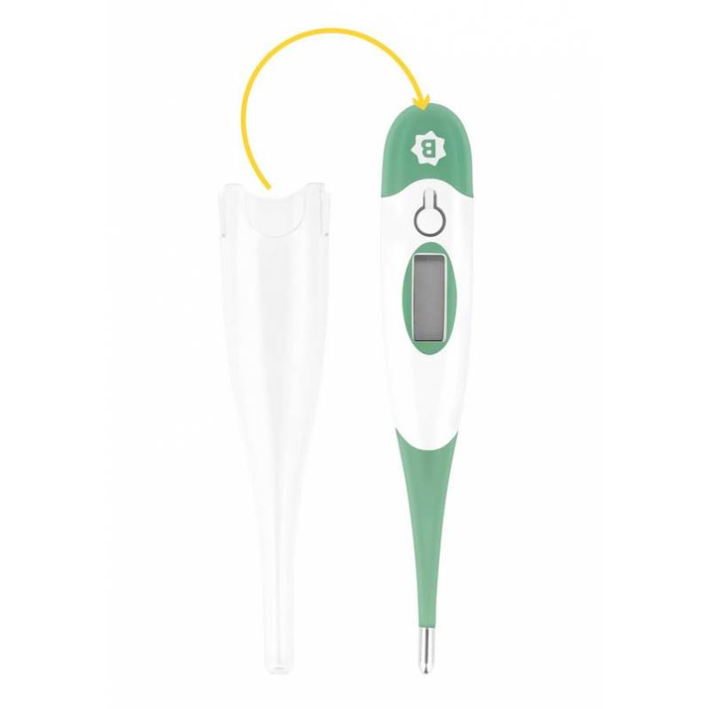 Digital Fever Thermometer - Green | Thermometer | Badabulle for Mamas & Papas LB - 6hr